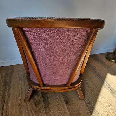 Wooden Chair with Upholstered Cushions (UD-DW)