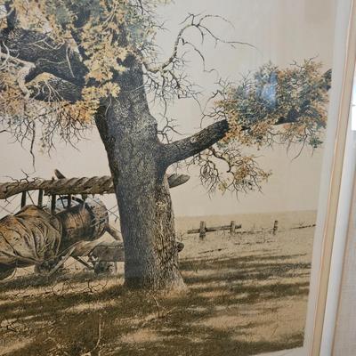 "Ancient Warrior" S&N Lithograph by Merv Corning (UD-DW)