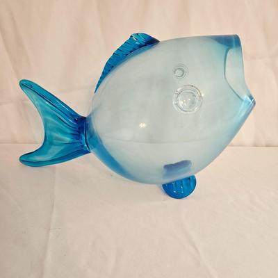Blue Glass Fish Bowl (UD-DW)