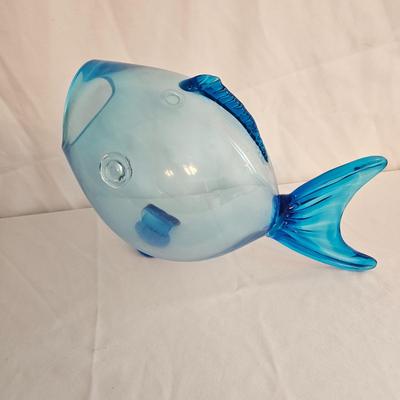 Blue Glass Fish Bowl (UD-DW)