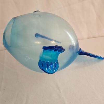 Blue Glass Fish Bowl (UD-DW)