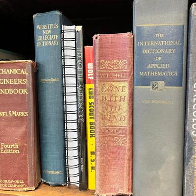 Vintage books, journals, colelctible notebooks