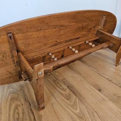 Heywood Wakefield Oval Coffee Table (UD-DW)