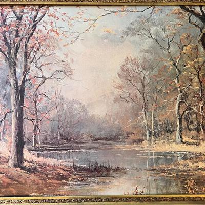 Large Print of Robert Wood's 'October Morn' (D-DZ)