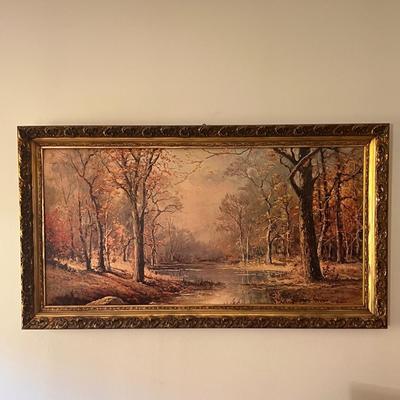 Large Print of Robert Wood's 'October Morn' (D-DZ)