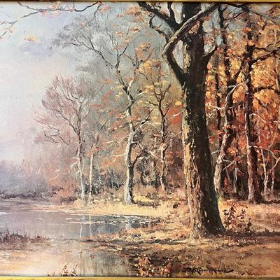 Large Print of Robert Wood's 'October Morn' (D-DZ)