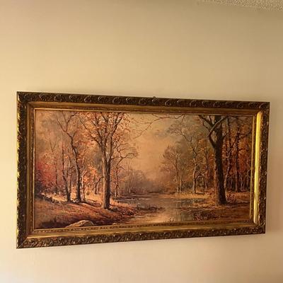 Large Print of Robert Wood's 'October Morn' (D-DZ)