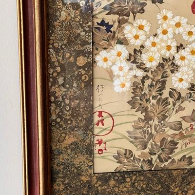 Peonies and Chrysanthemums Print (D-DZ)
