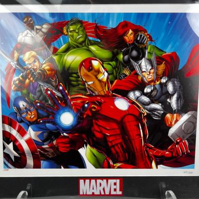 1121 Marvel Limited Edition Lithograph “Heroes”