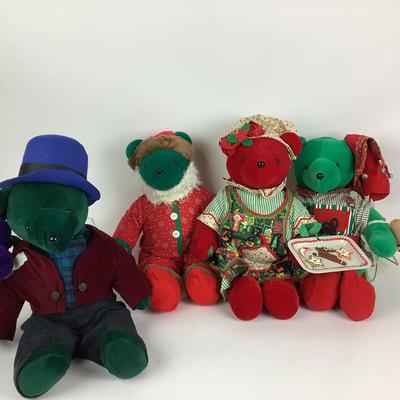 1116 North American Bear Co. Holiday Bears Numbered Limited Edition