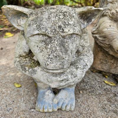 Trio of Garden Statues (BY-DW)