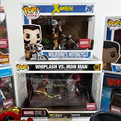 1125 Marvel Funko Pop Figurines Lot