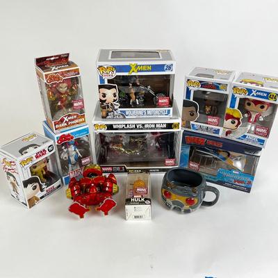 1125 Marvel Funko Pop Figurines Lot