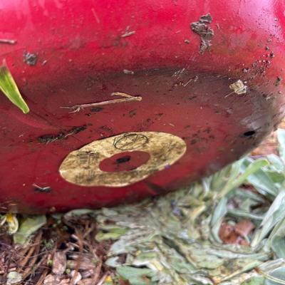 Three Large Red Plant Pots (BY-RG)