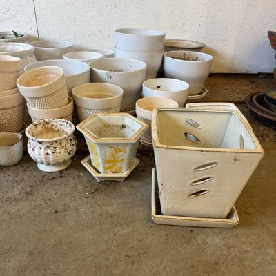 Large Selection of Ceramic Plant Pots (G2-MG)