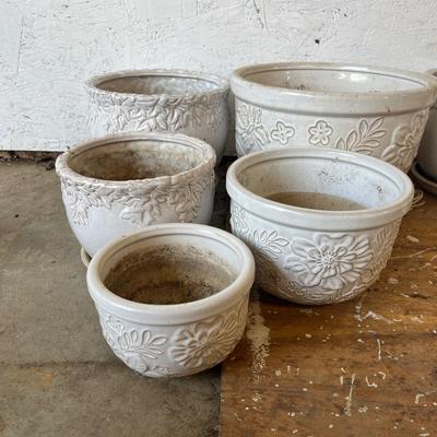Large Selection of Ceramic Plant Pots (G2-MG)