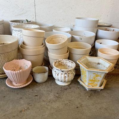 Large Selection of Ceramic Plant Pots (G2-MG)