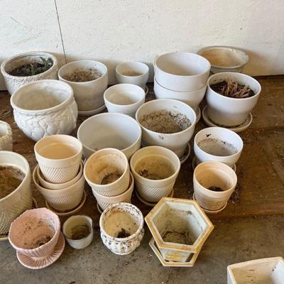 Large Selection of Ceramic Plant Pots (G2-MG)