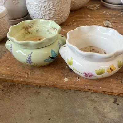 Large Selection of Ceramic Plant Pots (G2-MG)