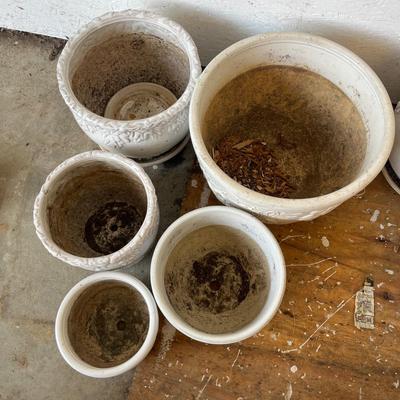 Large Selection of Ceramic Plant Pots (G2-MG)