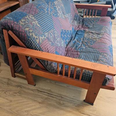 Wooden Futon and Mattress (UD-DW)