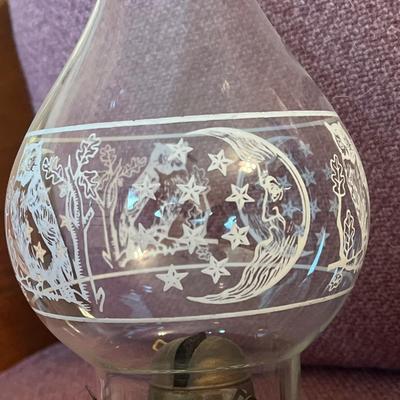 Six Vintage Hurricane Lamps (UD-DW)