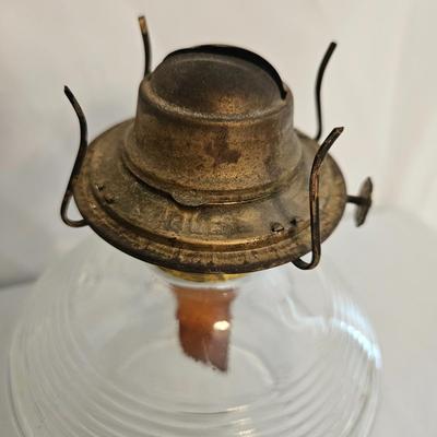 Six Vintage Hurricane Lamps (UD-DW)