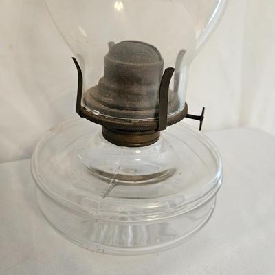 Six Vintage Hurricane Lamps (UD-DW)