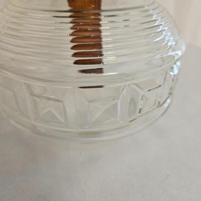 Six Vintage Hurricane Lamps (UD-DW)