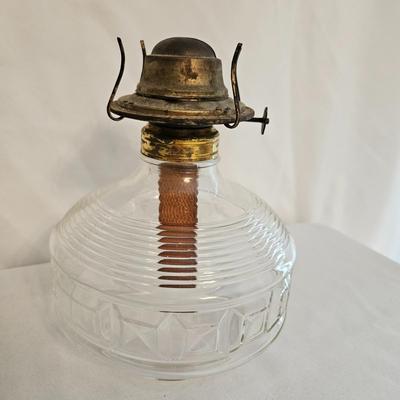 Six Vintage Hurricane Lamps (UD-DW)