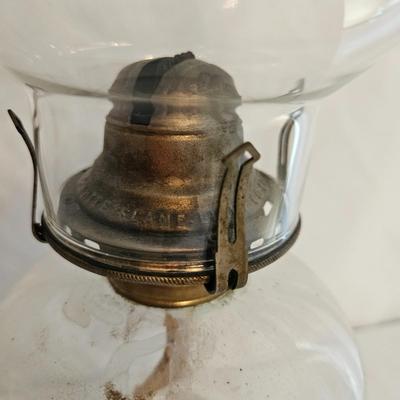 Six Vintage Hurricane Lamps (UD-DW)