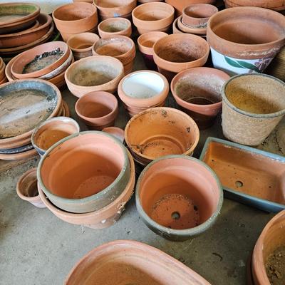 Lots of Pots - Terra Cotta Saucers And Planting Pots (G2-JS)