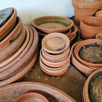 Lots of Pots - Terra Cotta Saucers And Planting Pots (G2-JS)