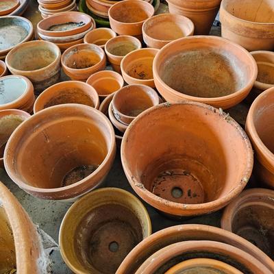 Lots of Pots - Terra Cotta Saucers And Planting Pots (G2-JS)