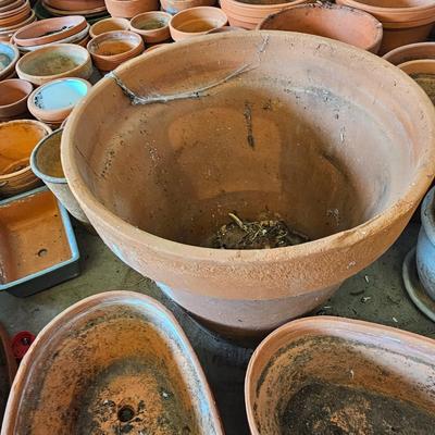 Lots of Pots - Terra Cotta Saucers And Planting Pots (G2-JS)