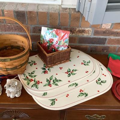 Longaberger 1994 Christmas lot