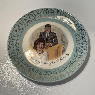 JFK and Jackie Kennedy Plate