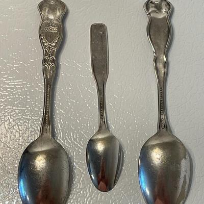 Massachusetts and Maryland Collector Spoons