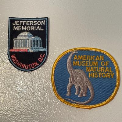 Patches - Jefferson Memorial and American Museum of Natural History