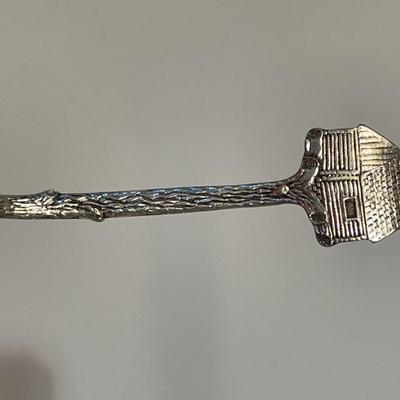 1950s Towles Log Cabin Syrup Spoon