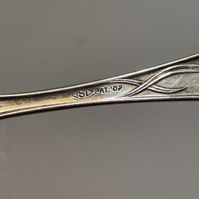 1902 Iris EHH Smith Teaspoon