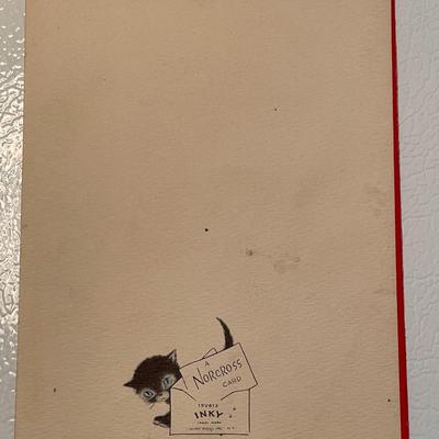 1947 Inky by Norcross Valentines Day Card