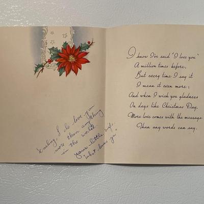 1947 Sweetheart Christmas Card
