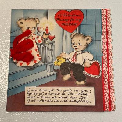 1945 Valentine's Message to My Husband