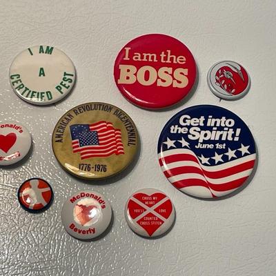 Variety of Pinback Buttons