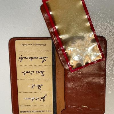 1940s Saddle Leather Robinson Reminder 