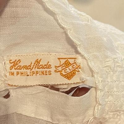 1940s Handmade Christening Gown Set