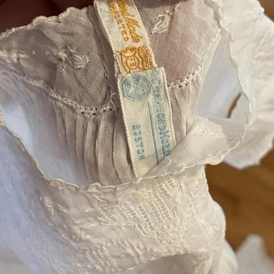 1940s Crawford Hollidge Handmade Christening Gown Set