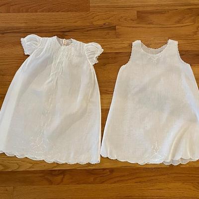 1940s Crawford Hollidge Handmade Christening Gown Set