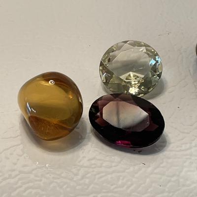 Colored Glass Faux Gemstones